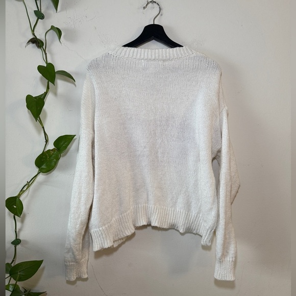 Wildfox Heart Struck Jella Sweater Small. Red and White - Picture 4 of 4